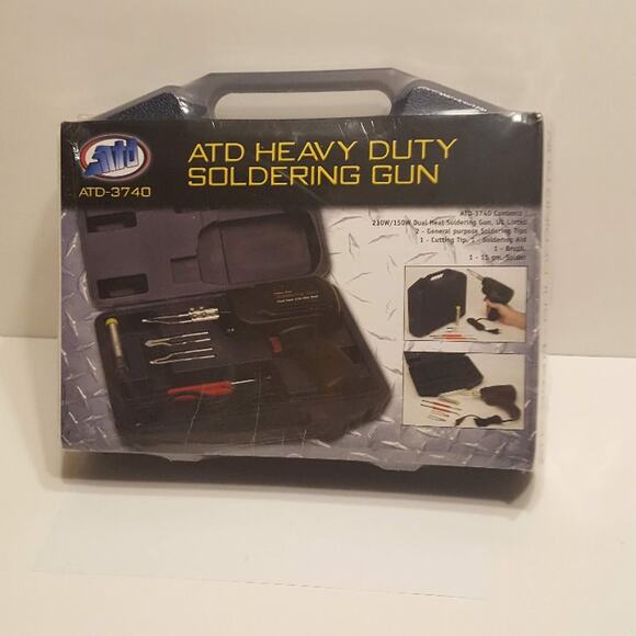 ATD Tools 3740 8-Piece Dual Heat Soldering Gun Kit . - Picture 1 of 8